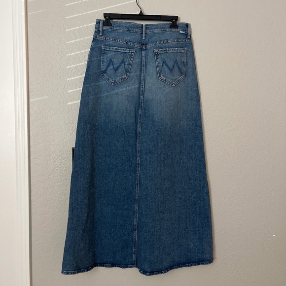 MOTHER Maxi Denim Skirt - Picture 7 of 10